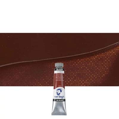 Talens Van Gogh Culori ulei, 20 ml - 411, burnt sienna