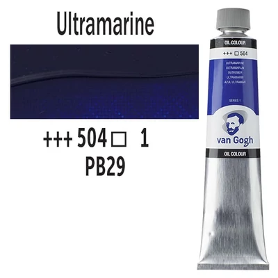 Talens Van Gogh Culori ulei, 200 ml - 504, ultramarine