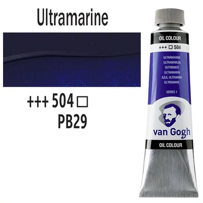 Talens Van Gogh Culori ulei, 40 ml - 504, ultramarine