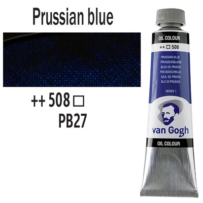 Talens Van Gogh Culori ulei, 40 ml - 508, prussian blue