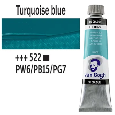 Talens Van Gogh Culori ulei, 40 ml - 522, turquoise blue