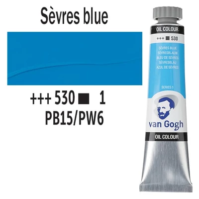 Talens Van Gogh Culori ulei, 20 ml - 530, sevres blue