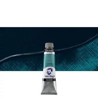 Talens Van Gogh Culori ulei, 40 ml - 565, phthalo turquoise blue