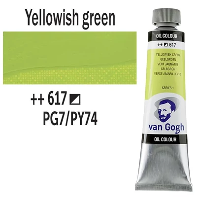 Talens Van Gogh Culori ulei, 40 ml - 617, yellowish green