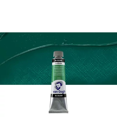 Talens Van Gogh Culori ulei, 40 ml - 619, permanent green deep