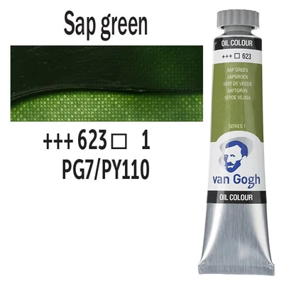Talens Van Gogh Culori ulei, 20 ml - 623, sap green