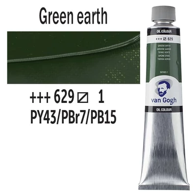 Talens Van Gogh Culori ulei, 200 ml - 629, green earth