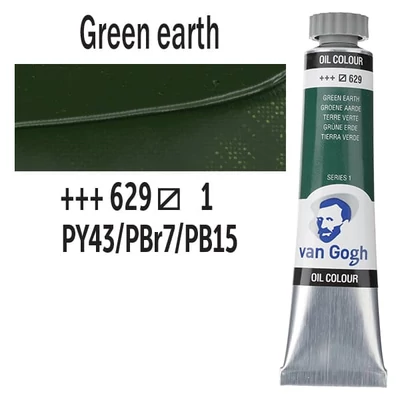 Talens Van Gogh Culori ulei, 20 ml - 629, green earth