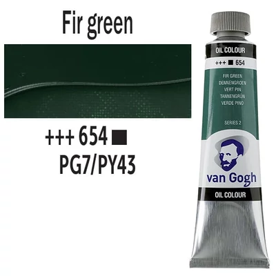 Talens Van Gogh Culori ulei, 40 ml - 654, fir green