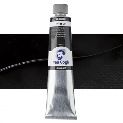 Talens Van Gogh Culori ulei, 200 ml - 701, ivory black