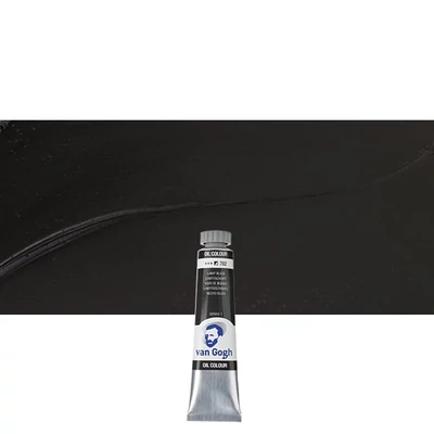 Talens Van Gogh Culori ulei, 20 ml - 702, lamp black