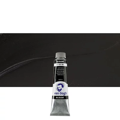 Talens Van Gogh Culori ulei, 40 ml - 702, lamp black