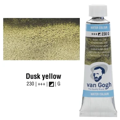 Culori acuarelă Talens Van Gogh în tub, 10 ml - 230, dusk yellow, granulatorul
