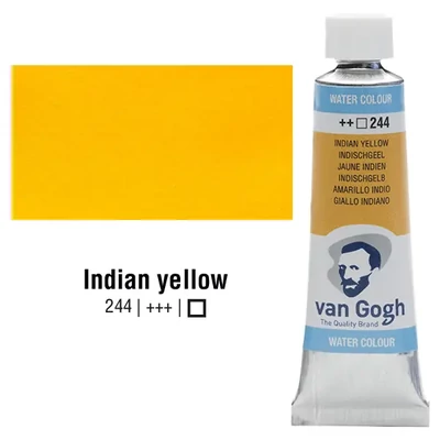 Culori acuarelă Talens Van Gogh în tub, 10 ml - 244, indian yellow