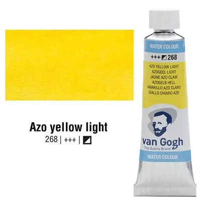 Culori acuarelă Talens Van Gogh în tub 10 ml - 268, azo yellow light