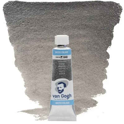 Culori acuarelă Talens Van Gogh în tub, 10 ml - 840, graphite