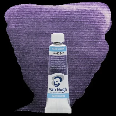 Culori acuarelă Talens Van Gogh în tub, 10 ml - 847, interference violet