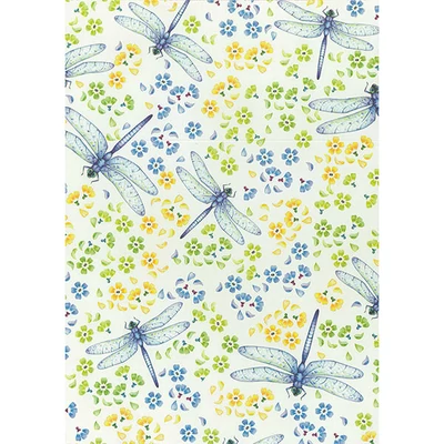 hârtie  de decoupage Tassotti - libelula