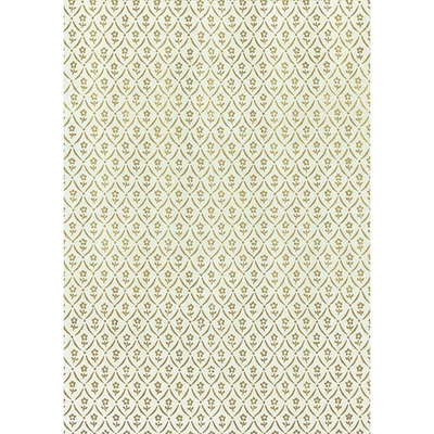Hârtie de decoupage Tassotti - flori aurii