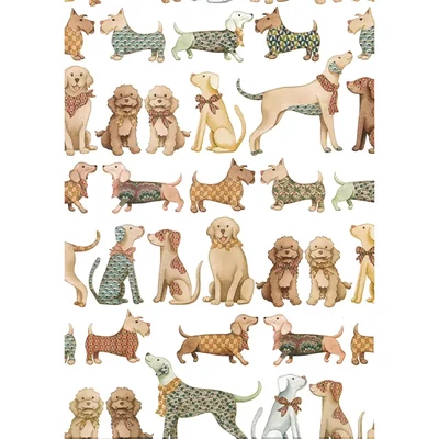 Hârtie de decoupage Tassotti - câini
