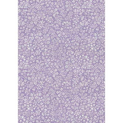 Hârtie de decoupage Tassotti - covor cu flori mici, violet