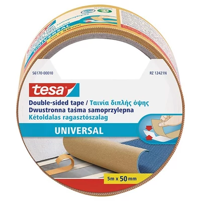Tesa 56170 bandă adezivă cu două fețe, 50 mm x 5 m