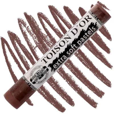 Cretă pastel uscat Toison d'Or 8550 extra soft - 214, caput mortuum dark