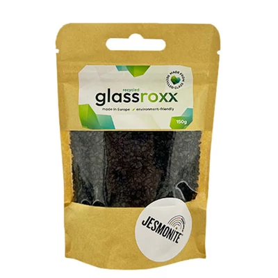 Granule de sticlă Jesmonite GlassRoxx, 150 g - jet black