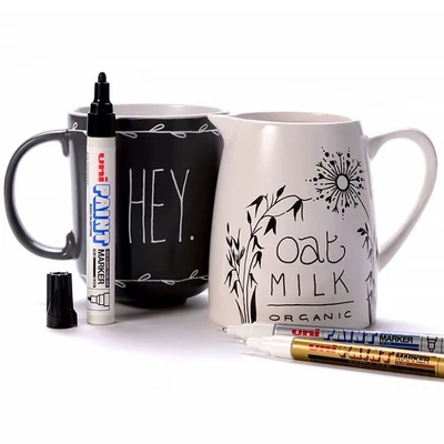 UNI Paint PX-21 marker lac, bază de ulei - negru, 0,8 - 1,2 mm