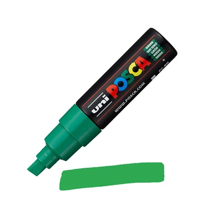 UNI POSCA PC-8K marker, 8 mm - 6, verde
