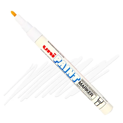UNI Paint PX-21 marker lac, bază de ulei - alb, 0,8 - 1,2 mm