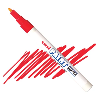 UNI Paint PX-21 marker lac, bază de ulei - roșu, 0,8 - 1,2 mm