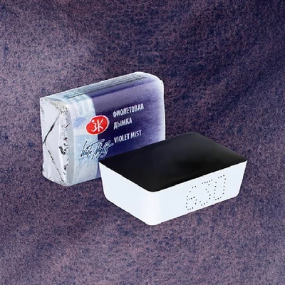 Culori acuarelă White Nights în recipient de 2,5 ml, granulate - 630, violet mist