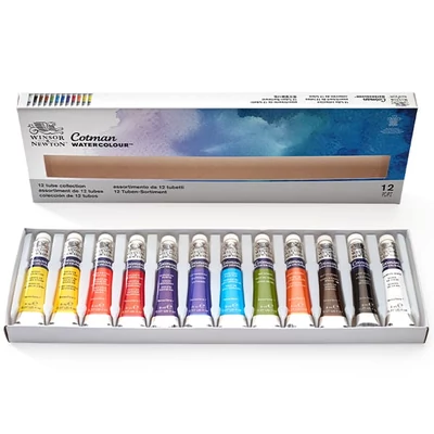 Set de Culori acuarelă  Winsor&amp;Newton Cotman, 12x8 ml