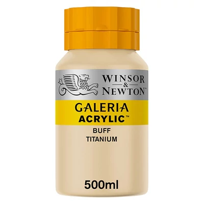 Winsor&amp;Newton Galeria vopsea acrilică, 500 ml - 060, buff titanium