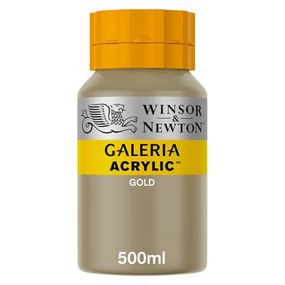 Winsor&amp;Newton Galeria vopsea acrilică, 500 ml - 283, gold