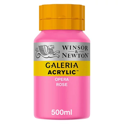 Winsor&amp;Newton Galeria vopsea acrilică, 500 ml - 448, opera rose