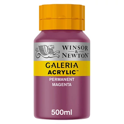 Winsor&amp;Newton Galeria vopsea acrilică, 500 ml - 488, permanent magenta