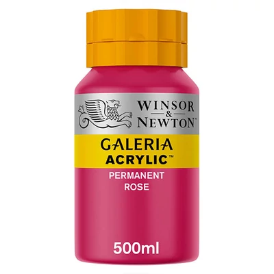 Winsor&amp;Newton Galeria vopsea acrilică, 500 ml - 502, permanent rose
