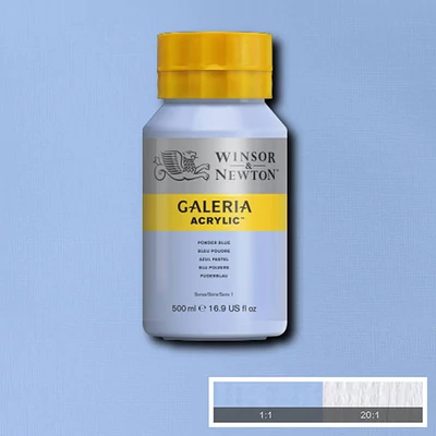 Winsor&amp;Newton Galeria vopsea acrilică, 500 ml - 446, powder blue