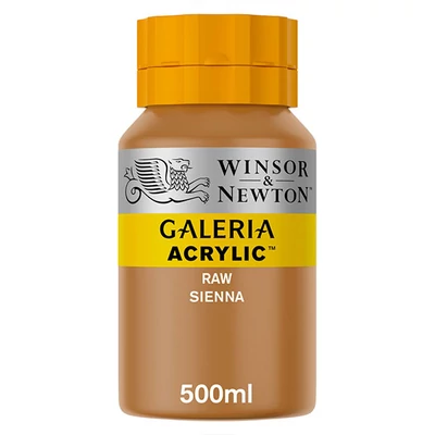 Winsor&amp;Newton Galeria vopsea acrilică, 500 ml - 552, raw sienna