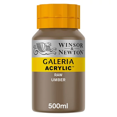 Winsor&amp;Newton Galeria vopsea acrilică, 500 ml - 554, raw umber