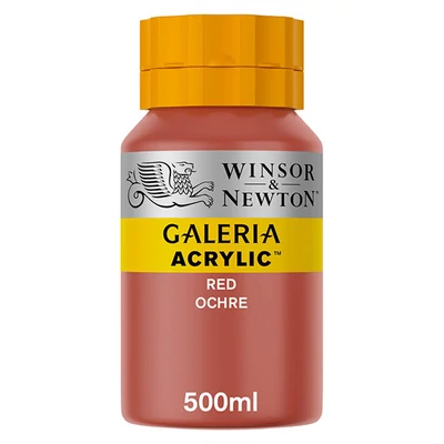 Winsor&amp;Newton Galeria vopsea acrilică, 500 ml - 564, red ochre