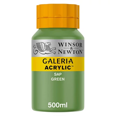 Winsor&amp;Newton Galeria vopsea acrilică, 500 ml - 599, sap green