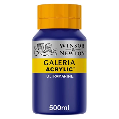 Winsor&amp;Newton Galeria vopsea acrilică, 500 ml - 660, ultramarine
