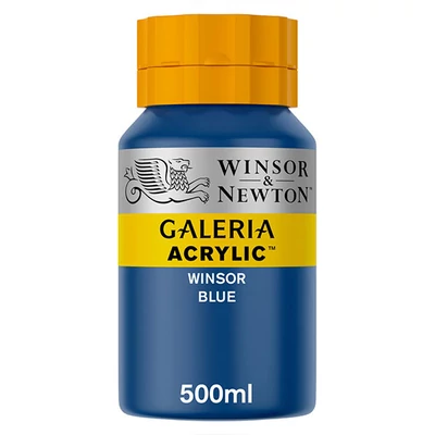 Winsor&amp;Newton Galeria vopsea acrilică, 500 ml - 706, winsor blue