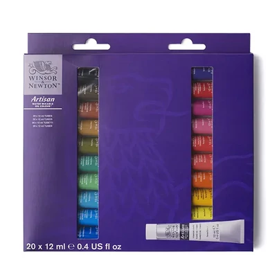 Set de vopsele în ulei diluabile cu apă Winsor&amp;Newton Artisan – 20 x 12 ml