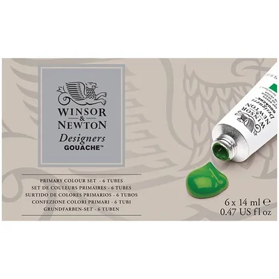 Set de vopsele guașă Winsor &amp; Newton Designers - 6x14 ml