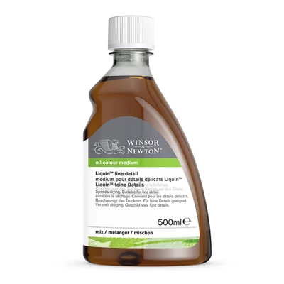 Winsor&amp;Newton Liquin detaliu fin, sicativ pentru vopsea în ulei - 500 ml