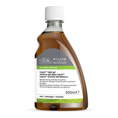 Winsor&amp;Newton Liquin light gel, sicativ pentru vopsea în ulei - 500 ml